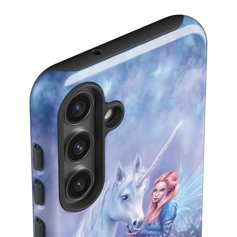 Rhiannon Fairy and Unicorn by Rachel Anderson Galaxy S24 Plus Impact Case